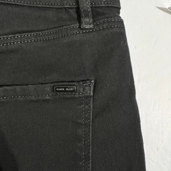 WHBM Mid-Rise The Jegging Black Stretchy Pants Size 10 Flattering Jeggings - Picture 14 of 14